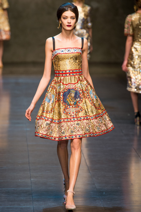 Dolce & Gabbana Fall 2013 Ready-to-Wear Collection - Amy Day Costume Design